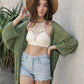 Knit Netted Cardigan Ponchos